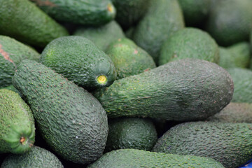 Ripe avocado fruit for sale in the market