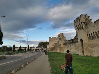 city, panorama, sky, architecture, travel, sea, cityscape, landscape, town, buildings, panoramic, europe, tourism, street,France, street, view, tree, bridge, antic