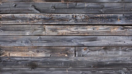 Obraz premium Natural Wooden Background. Old Grey Wall Texture for Vintage Interior Design