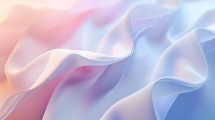 Obraz premium The image is a close-up of a soft, flowing fabric