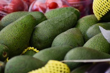 Ripe avocado fruit for sale in the market