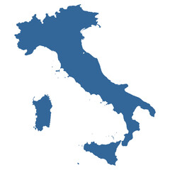 Vector map of Italy