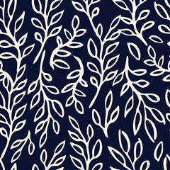 Fototapeta premium Trendy floral seamless pattern collection. Set of vintage 70s style flower background illustration. Colorful pastel color groovy artwork bundle, y2k nature backgrounds with spring plants
