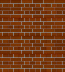 Rustic Red Brick Wall Texture Background in Urban Architecture