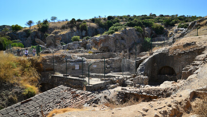 Yediuyurlar Ruins, located in Selcuk, Turkey, is one of the most visited places in the region. © sinandogan