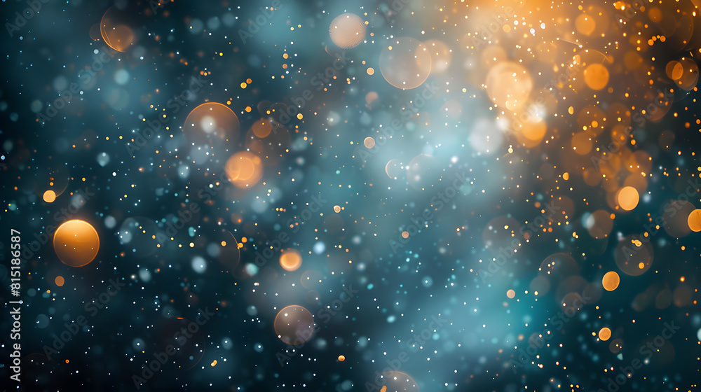 Poster abstract background bokeh