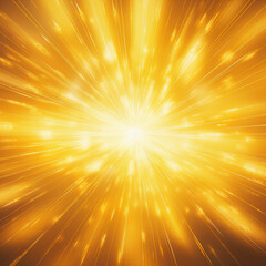 Fototapeta premium abstract golden yellow light sunburst ray background 