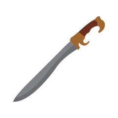 falcata sword icon vector illustration design template