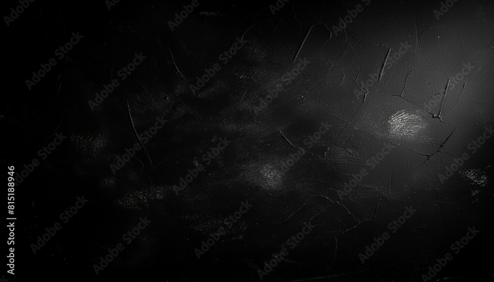 Wall mural black cement backdrop with white stains. concrete surface. abstract texture