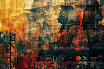 Ancient egypt concept. 