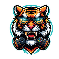 mascot tiger logo gaming