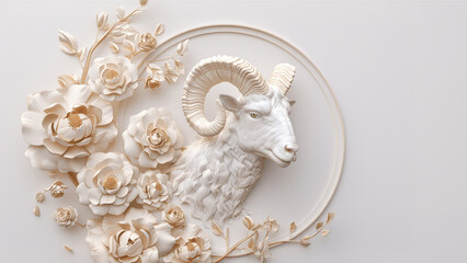 Eid al adha festival islamic celebration card 3d