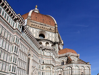 Duomo di Santa Maria del Fiore a Firenze; cupola e transetto meridionale