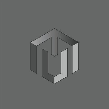 recommend clip art: Letter M I J L Polygon Logo Design