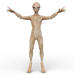 エイリアン　3DCGレンダリング