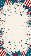 Obraz premium Happy Independence Day Background with Copy Space for Text.