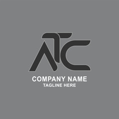 ATC letter logo creative design