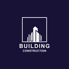 Fototapeta premium Building logo graphic design vector illustration