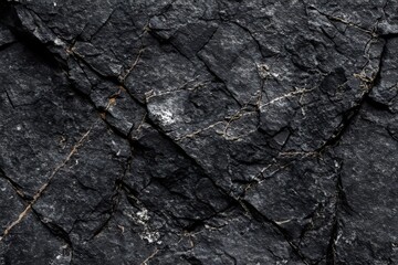 Dark grey, black stone background. Rock texture. Black slate background