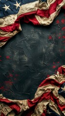 Fototapeta premium Independence Day Background with Copy Space for Text.