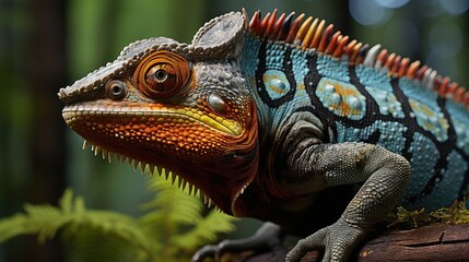 Colorful chameleon UHD Wallpapar
