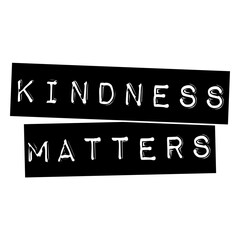 Kind  hand draw lettering, motivational phrase, positive emotions. Slogan, Kindness phrase or quote. Modern illustration for t-shirt, sweatshirt or other apparel print.