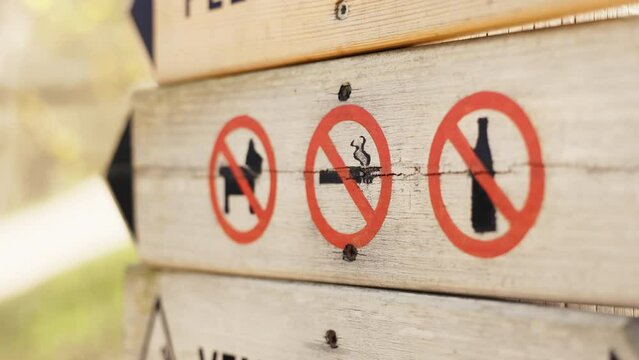 No pets, no smoking, no drinks allowed