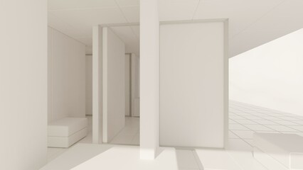 architecture interior 3d