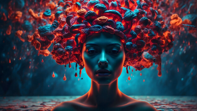 Mental disorders Psychology of States of mind, psychoticism psychotic mind, schizophrenia hallucinations delusions