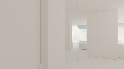 architecture interior 3d