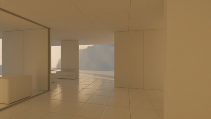 architecture interior 3d