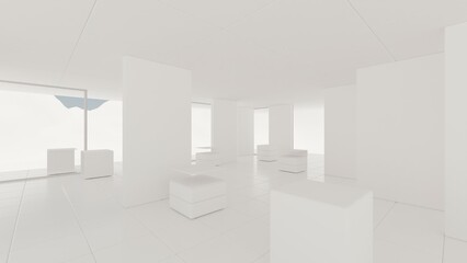 architecture interior 3d