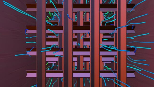 Industrial mixer box airflow simulation - CFD simulation Computational fluid dynamics