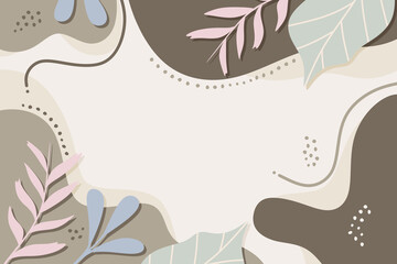 background with leaves