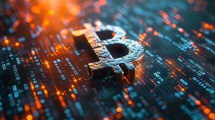 Illuminated Dollar Sign: Symbol of Financial Modernity