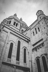 The Famous Sacre Coeur Basilica Overhanging Paris from the Mound Montmartre
