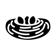 nest Glyph Icon Design
