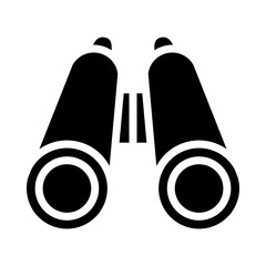 Binoculars (for tracking) Glyph Icon Design