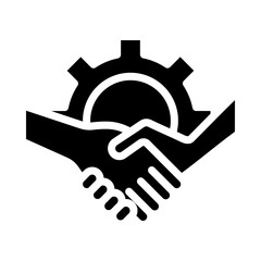 Mentorship Program Glyph Icon Design