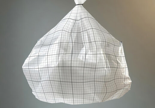 Closed Plastic Bag Mockup 01 Generative Ai