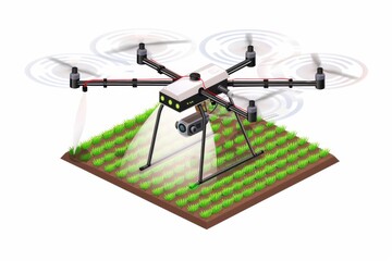 Arid farming benefits from the digital precision and aerial views provided by drones, enhancing agricultural operations