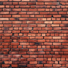 Red brick wall background. With space for copy, texture in the style of design
