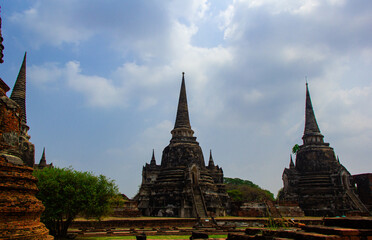 Fototapeta premium Wat Phra Si Sanphet temple at Thailand