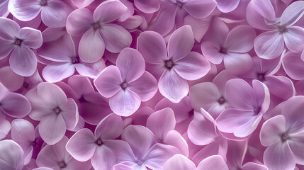 Soft pink floral background with lilac petals