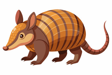 armadillo cartoon vector illustration
