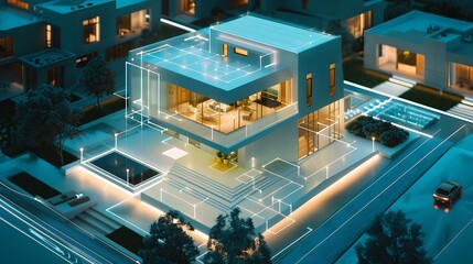 Ai-controlled construction of a smart house using artificial intelligence and IOT. System...