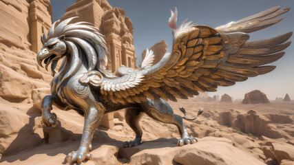 AI image generate mythical creature The Griffin