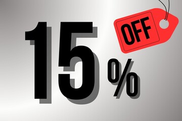 15 percent off