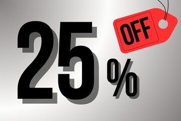 25 percent off