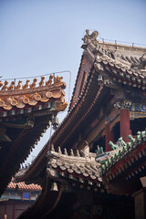 Yonghe Temple of Tibetan Buddhism in Dongcheng District in Beijing, China